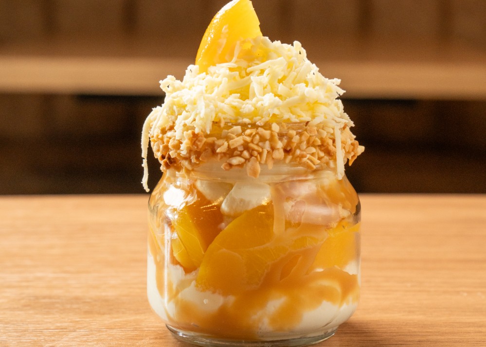 DURAZNO CON CREMA