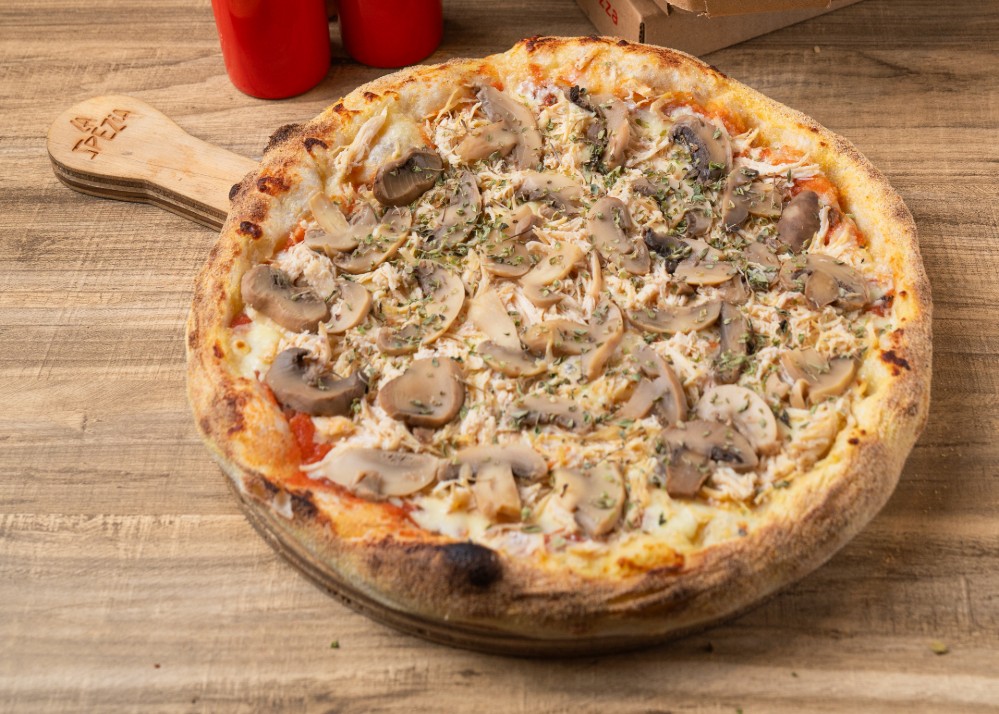 POLLO CHAMPIÑONES