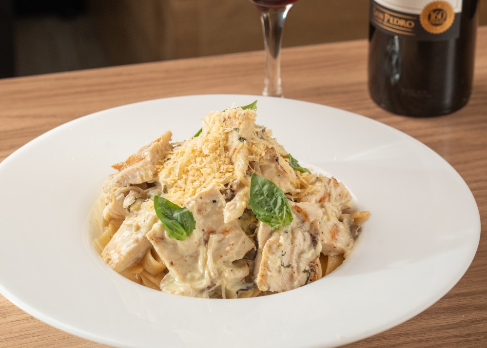 PASTA POLLO CHAMPIÑON
